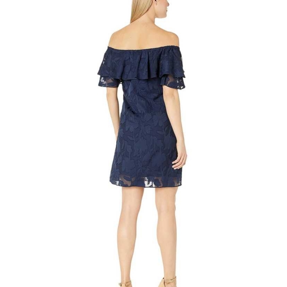 London Times off shoulder dress size 10 - Picture 3 of 4